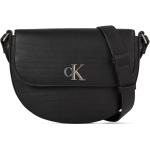 Dámské Designer Luxusní kabelky Calvin Klein v černé barvě z polyuretanu 
