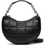 Dámské Designer Luxusní kabelky Calvin Klein v černé barvě z polyuretanu s odnímatelným popruhem 
