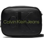 Dámské Designer Luxusní kabelky Calvin Klein v černé barvě z polyuretanu 