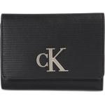 Dámské Designer Luxusní peněženky Calvin Klein v černé barvě z polyuretanu veganské 