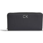 Dámské Designer Luxusní peněženky Calvin Klein v černé barvě z koženky 
