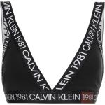 Dámské Designer Sportovní podprsenky Calvin Klein v černé barvě z bavlny ve velikosti S 