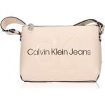 Dámské Designer Luxusní kabelky Calvin Klein v béžové barvě ve slevě 