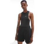 Dámská Designer  Trička s kulatým výstřihem Calvin Klein v černé barvě v lakovaném stylu z bavlny ve velikosti S s kulatým výstřihem 