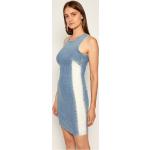 Dámské Designer Džínové šaty Calvin Klein v modré barvě z bavlny ve velikosti S 