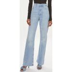 Dámské Designer Slim Fit džíny Calvin Klein ve světle modré barvě z bavlny šířka 27 délka 32 