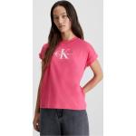 Dámská Designer  Trička s potiskem Calvin Klein v růžové barvě z bavlny ve velikosti L 