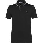 Pánské Designer Sportovní polokošile Calvin Klein Golf v černé barvě v ležérním stylu ve velikosti L s krátkým rukávem ve slevě 