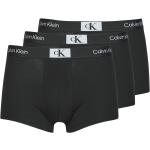 Pánské Designer Boxerky Calvin Klein Jeans v černé barvě ve velikosti L 