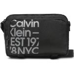 Pánské Designer Taštičky přes rameno Calvin Klein Jeans v černé barvě sportovní z látky 
