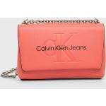 Dámské Designer Luxusní kabelky Calvin Klein Jeans v růžové barvě ve slevě 