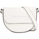 Calvin Klein Jeans Kabelka Sculpted Saddle Bag22 Mono K60K611223 Bílá