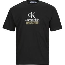Calvin Klein Jeans Trička s krátkým rukávem STACKED ARCHIVAL TEE muzi