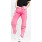 Dámská Designer  Jarní a podzimní móda Calvin Klein Jeans v růžové barvě mom z džínoviny 
