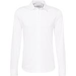 Pánské Designer Košile s dlouhým rukávem Calvin Klein v bílé barvě ve velikosti XXL s dlouhým rukávem s kent límcem plus size 