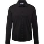 Pánské Designer Košile s dlouhým rukávem Calvin Klein v černé barvě ve velikosti XXL s dlouhým rukávem s kent límcem plus size 
