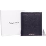 Pánské Designer Luxusní peněženky Calvin Klein v šedé barvě z kůže s blokováním RFID ve slevě 