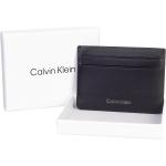 Pánské Designer Luxusní peněženky Calvin Klein v šedé barvě z kůže ve slevě 
