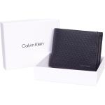 Pánské Designer Luxusní peněženky Calvin Klein v šedé barvě z kůže s blokováním RFID ve slevě 
