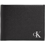 Pánské Designer Luxusní peněženky Calvin Klein v černé barvě z kůže s blokováním RFID 