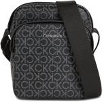 Pánské Designer Kožené tašky přes rameno Calvin Klein v černé barvě z koženky 