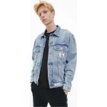 Pánské Designer Džínové bundy Calvin Klein v modré barvě z bavlny ve velikosti XXL plus size 