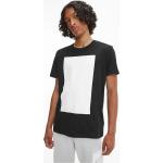Pánská Designer  Trička s potiskem Calvin Klein v černé barvě z bavlny ve velikosti XXL plus size 