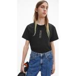 Pánská Designer  Trička s kulatým výstřihem Calvin Klein v černé barvě z bavlny ve velikosti XXL s krátkým rukávem s kulatým výstřihem plus size 