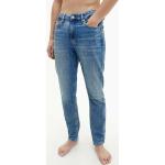Pánské Designer Slim Fit džíny Calvin Klein v modré barvě z bavlny šířka 33 délka 34 