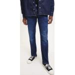 Pánské Designer Straight Fit džíny Calvin Klein v tmavě modré barvě z bavlny šířka 29 délka 32 