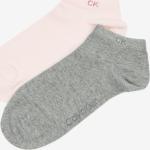 Dámské Designer Kotníkové ponožky Calvin Klein v šedé barvě ve velikosti 38 ve slevě 