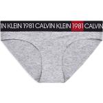 Dámské Designer Kalhotky Calvin Klein v šedé barvě ve velikosti L 