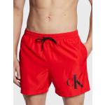 Pánské Designer Koupací šortky Calvin Klein Swimwear v červené barvě ze syntetiky ve velikosti M ve slevě 
