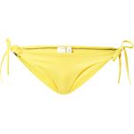 Dámský Designer  Spodní díl plavek  Calvin Klein Swimwear v žluté barvě ve velikosti L ve slevě udržitelná móda 