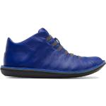 Pánské Kožené kotníkové boty Camper Beetle v modré barvě z hladké kůže ve slevě udržitelná móda 