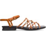 Dámské Kožené sandály Camper v hnědé barvě z polyuretanu ve slevě na léto 