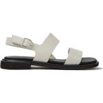 Dámské Kožené sandály Camper v bílé barvě z telecí kůže ve slevě na léto 