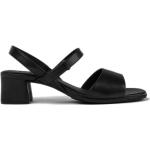 Dámské Páskové sandály Camper v černé barvě z polyuretanu s výškou podpatku 5 cm - 7 cm ve slevě na léto 