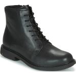 Dámské Kožené kotníkové boty Camper v černé barvě ve velikosti 41 s výškou podpatku do 3 cm 