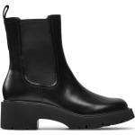 Dámské Zimní boty Camper v černé barvě z kůže Gore-texové s výškou podpatku 5 cm - 7 cm voděodolné ve slevě na zimu 