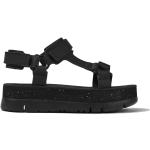 Dámské BIO Kožené sandály Camper v černé barvě z kůže na léto 