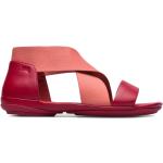 Dámské Kožené sandály Camper v červené barvě z polyuretanu ve slevě na léto 