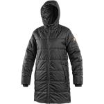 Dámské Zimní kabáty v černé barvě v moderním stylu prošívané z polyesteru ve velikosti 3 XL plus size 