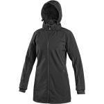 Dámské Softshellové kabáty v černé barvě z polyesteru ve velikosti XS 