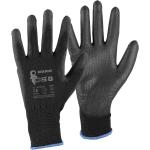 Pánské Pletené rukavice v černé barvě z polyesteru ve velikosti 6 