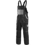 Canis (CXS) Pracovní kalhoty s laclem CXS LUXY ROBIN - Černá / šedá | 50