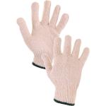 Pánské Pletené rukavice v bílé barvě ve velikosti 8 
