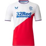 Castore Rangers FC Away Shirt 2022 2023 Mens White/Red L