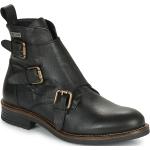 Pánské Kožené kotníkové boty Casual Attitude v černé barvě v ležérním stylu ve velikosti 44 s výškou podpatku do 3 cm 