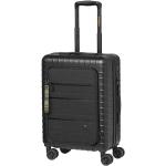 Textilní kufry v černé barvě s blokováním RFID o objemu 28 l 